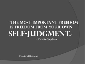 Self-judgment quote